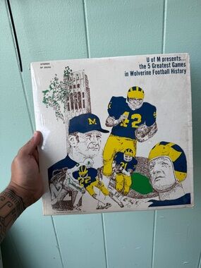U of M presents... 5 Greatest Games in Wolverine Football Vinyl Record